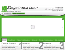 Tablet Screenshot of design-dentalgroup.com